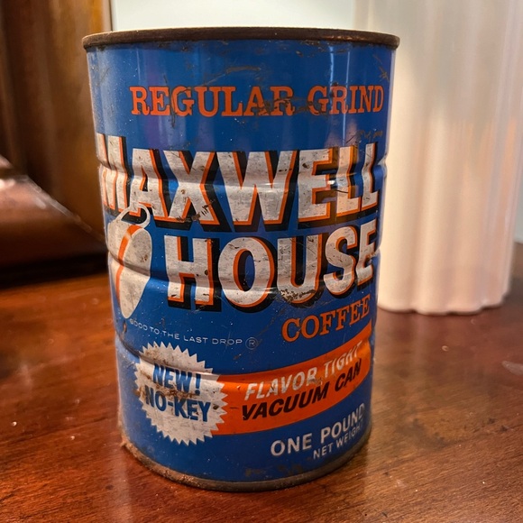 Blue Coffee Can - Picture 3 of 5